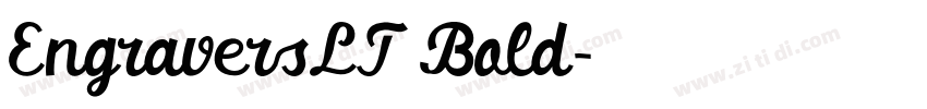 EngraversLT Bold字体转换
